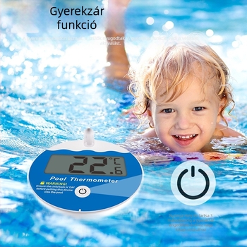 Fürdővíz hőmérő - 1° felbontás - testre szabható - 50 db dobozban