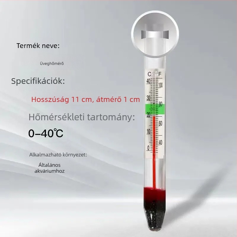 Long He víztermometer szívókapoccsal – vízálló beépített kialakítás, 1 fokos felbontás
