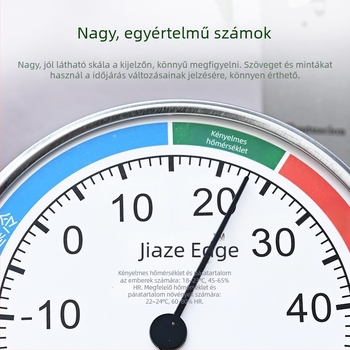 Zhuo Guan beltéri higrométer – kiváló pontosságú beltéri hőmérséklet- és nedvességmérő, otthoni használatra, tartomány -30…50 °C