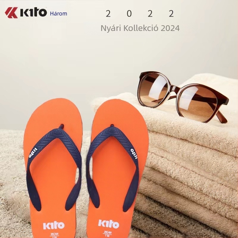 KITO gumi uniszex flip-flopok, csúszásmentes talppal, strandra és szabadidőre