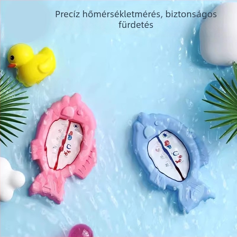 Fürdővíz-hőmérő babáknak, vízálló kijelzővel
