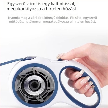 Kutyapóráz visszahúzható anti-törés mechanizmussal; anyag: fa; bővíthető; csomagolás: 100 db; kategória: háziállat-lánc és kötél