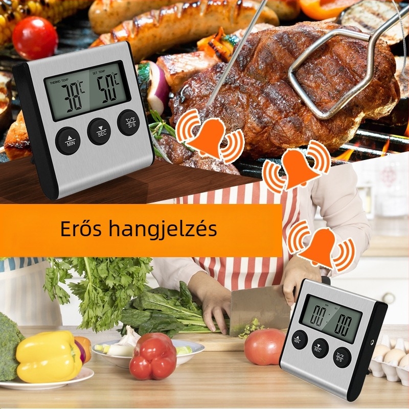 Élelmiszer-hőmérő Cody's simple home, 1°C pontosság, 100 db a dobozban
