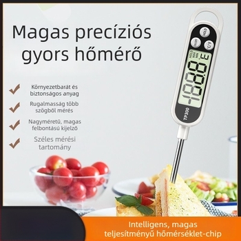 Tuoxin olaj-, tejüveg- és sütőhőmérő — magas hőállóság, alkalmas szójatejre és tejporra