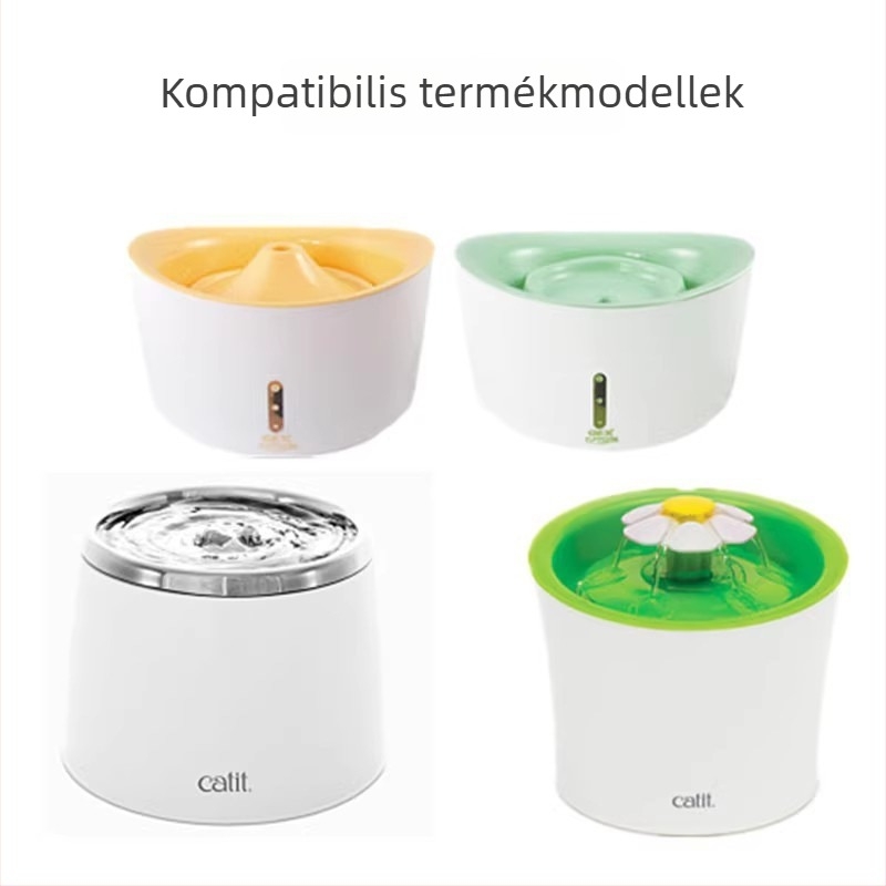 Catit Hagen Háziállatok számára – Vízadagoló szűrőkartusz Gex gyanta és aktív szén, pamutszűrő, eltávolítható, kutyák és macskák számára