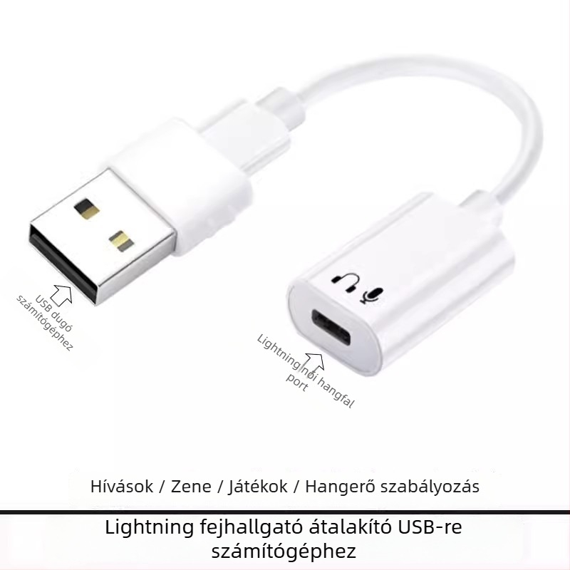 Fejhallgató adapter, modell 15, kompatibilis az Apple 15 sorozattal