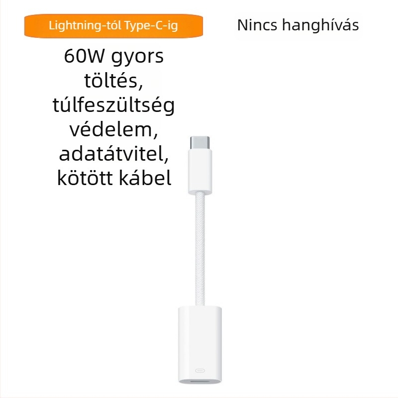 Fejhallgató adapter, modell 15, kompatibilis az Apple 15 sorozattal