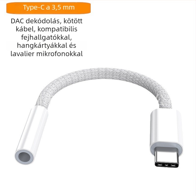 Fejhallgató adapter, modell 15, kompatibilis az Apple 15 sorozattal