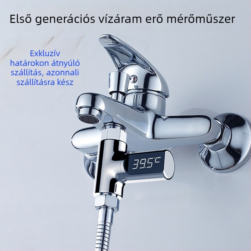 Víztermometer LED kijelzővel – magas hőmérséklet-precizitás, konyhában és babafürdetéshez alkalmas