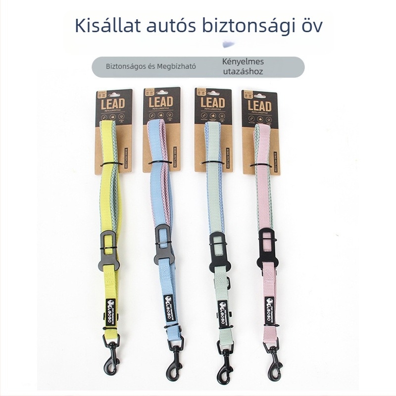 Autóba szóló állatbiztonsági öv – kutyák és macskák számára