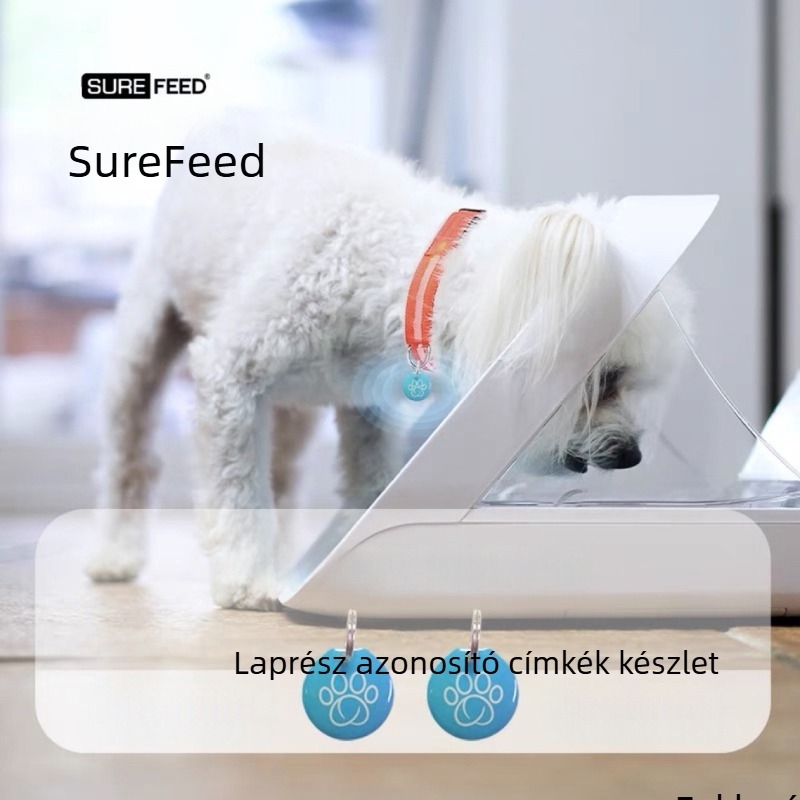 Surefeed chip-azonosító tábla macska- és kutya etetőhöz