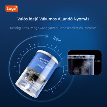 Intelligens etető automata háziállatok számára AI vizuális felismeréssel és többállat felismeréssel, alkalmazáson keresztüli irányítás, 2,4G Wi‑Fi, levehető kialakítás
