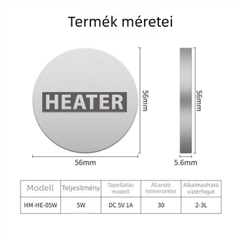 Háziállatok ivóvíz adagolója automatikus hőmérséklet-szabályozó fűtőrúddal macskák és kutyák számára, univerzális etetőtál