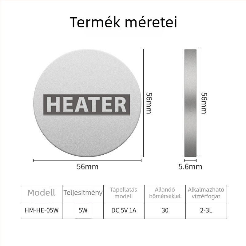 Háziállatok ivóvíz adagolója automatikus hőmérséklet-szabályozó fűtőrúddal macskák és kutyák számára, univerzális etetőtál
