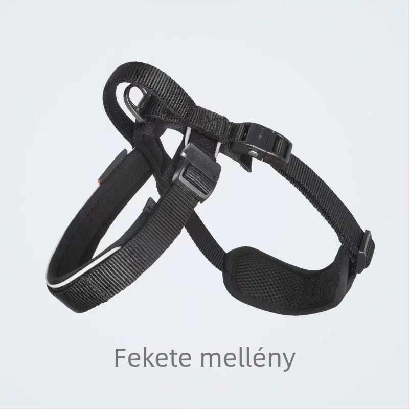 Dogness mellkasöves póráz készlet – nylon, nem visszahúzódó, alkalmas Shiba Inunak, Corginak, Husky-nak, Labrador-nak, Samoyednek