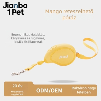 ABS anyagú háziállat-póráz, egykezes használat, bővíthető dizájn