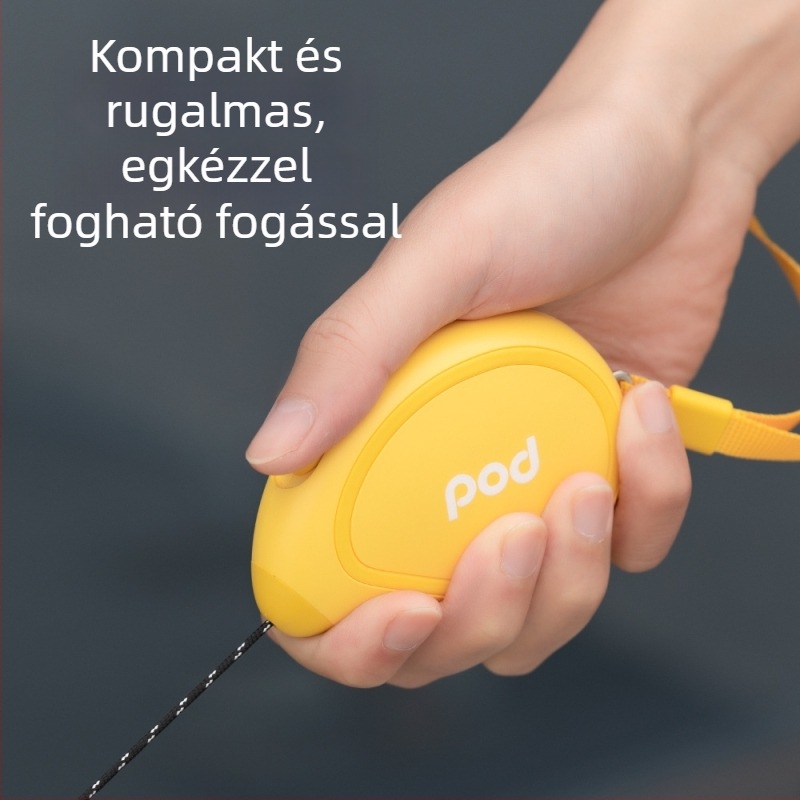 ABS anyagú háziállat-póráz, egykezes használat, bővíthető dizájn