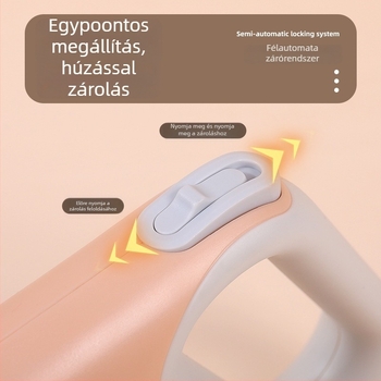 Kihúzható kutyapóráz — ABS anyag, kültéri használatra, vontathordozó szalag