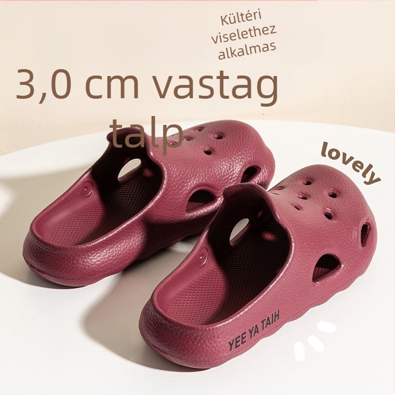 Zárt orrú EVA papucs férfiaknak, EVA felső, EVA talp, injektált talp