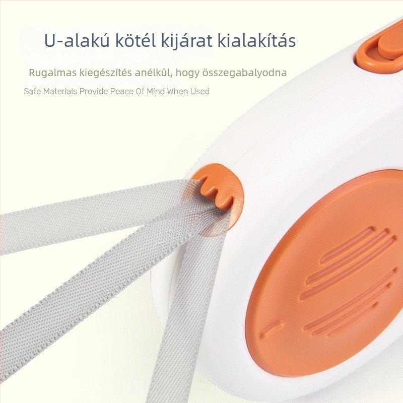 Húzható háziállatpóráz kutyáknak és macskáknak – ABS anyag, Automatikus visszahúzó mechanizmus, Zhejiang eredetű
