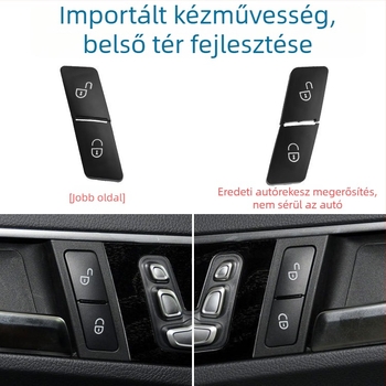 Mercedes-Benz ajtózár kapcsoló gombja C-osztály, E-osztály, GLK (W204/W212) – 2049058402