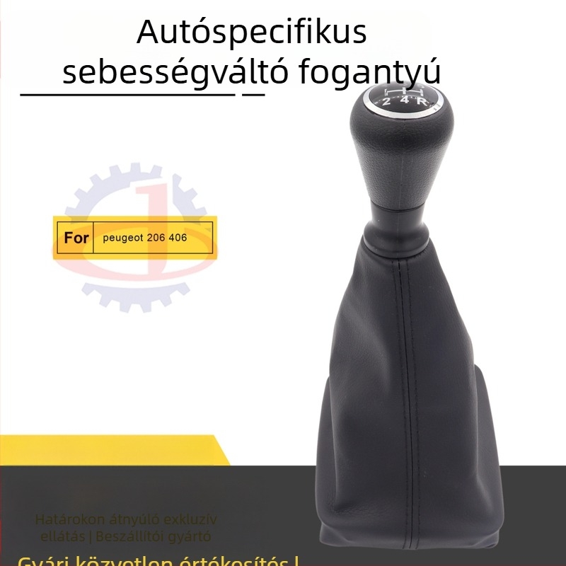 Váltókar gomb porvédő sapkával – integrált kezelőfogantyú, manuális, kompatibilis a 206 és Logo modellekkel, RDPXF márka, testreszabható