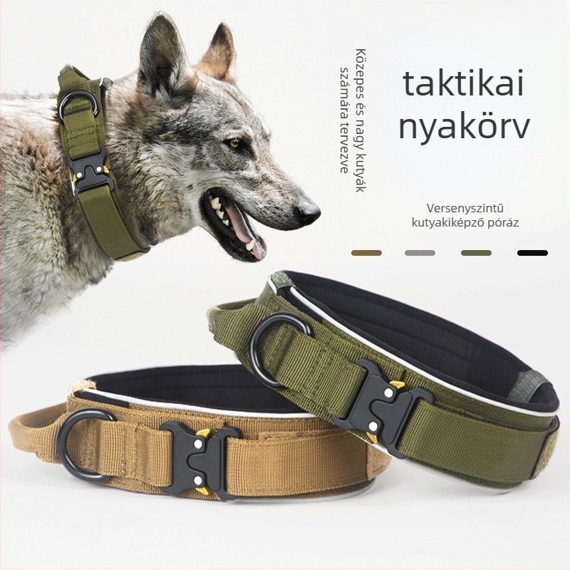 Lunguigi márkájú állítható kutyanyakörv nylon-titán ötvözetből; bővíthető kialakítás