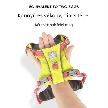 Kutyahám, mellény-stílusú, nylonból, harapás elleni védelem, kis-, közepes- és nagytestű kutyáknak, nyári használatra