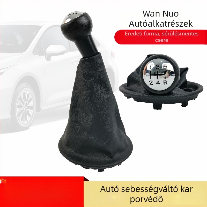 Peugeot 307 körkörös keretű váltókar porvédő – integrált kabintartozék