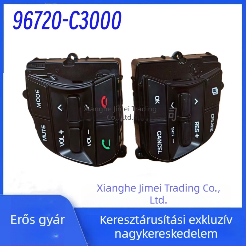 Kormánykerék vezérlőgombok hangerővel és Bluetooth-szal Hyundai Sonata 9. generációhoz, modell 96720-C3000, márka Ds