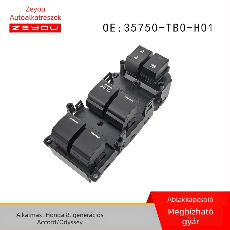 35750TB0H01 Üvegablak mozgató kapcsoló a nyolcadik generációs Honda Accord/Odyssey-hez