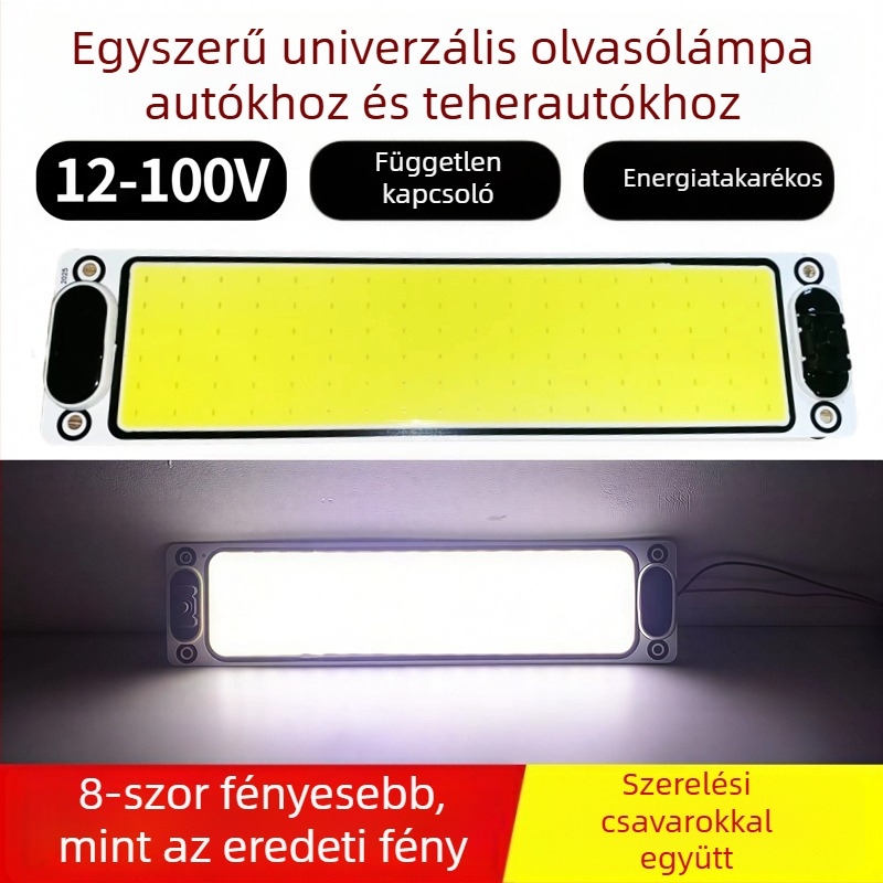 LED mennyezeti lámpa kamion kabinjában - Cloud Eyes, ABS, 8-80V, kompatibil teherautók és mezőgazdasági háromkerekűek