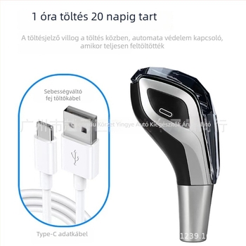 Win 001 Világító kristályos váltókar gomb, univerzális kompatibilitás