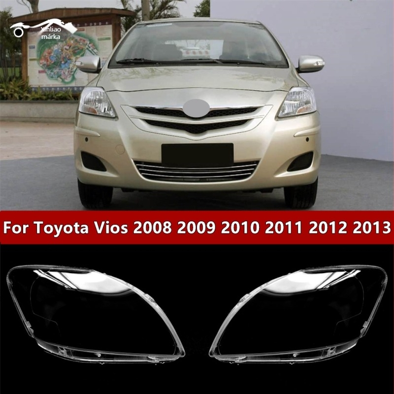Toyota Vios fényszórófedél, 2008-2013, átlátszó policarbonát