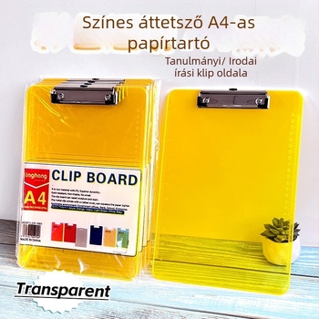 Erős csipesz + tábla csipesz — műanyag íróasztali tábla csipesz, csipesz szélesség 325, lemez vastagsága 0,3 mm.