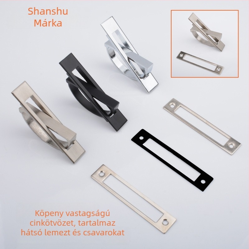 Tatami fogantyú szekrényhez - rejtett, cinkötvözet, die casting, modell L-935