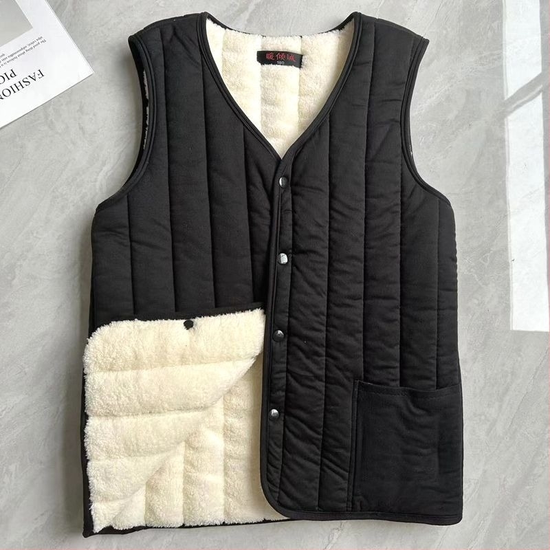 Férfi mellény fleece-béléssel, őszi-téli szezonra