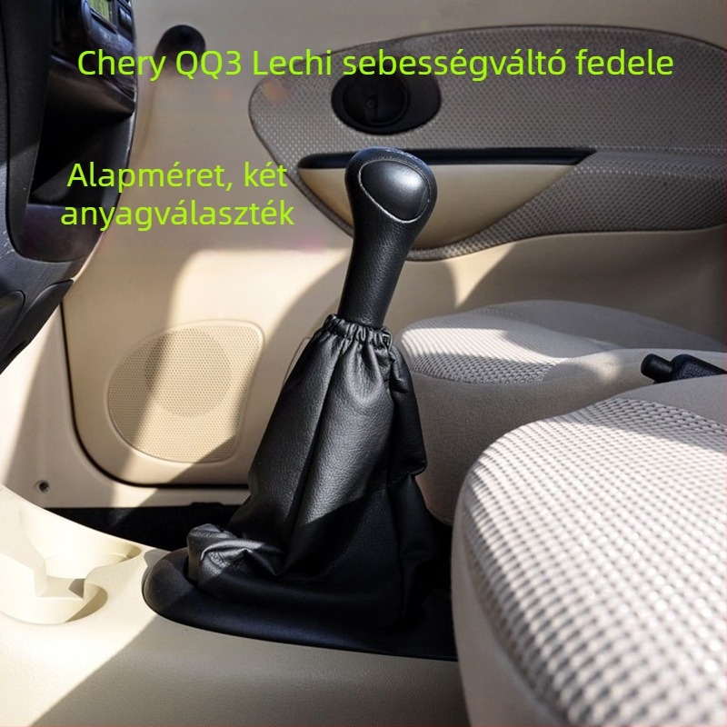 Váltókar-burkolat porvédővel, kompatibil Chevrolet Lacetti és Chery QQ3, modell lcqq-05