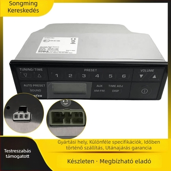 Gépkezelői kabin rádió-összeszerelés PC210/PC490, 2A5-06-11933, Song Ming