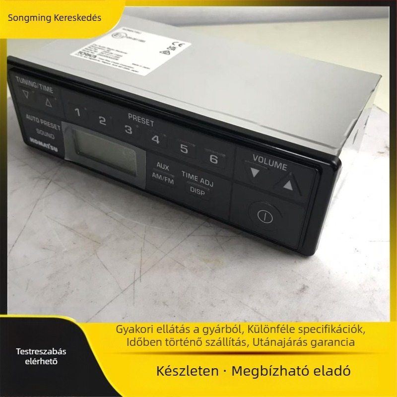 Gépkezelői kabin rádió-összeszerelés PC210/PC490, 2A5-06-11933, Song Ming