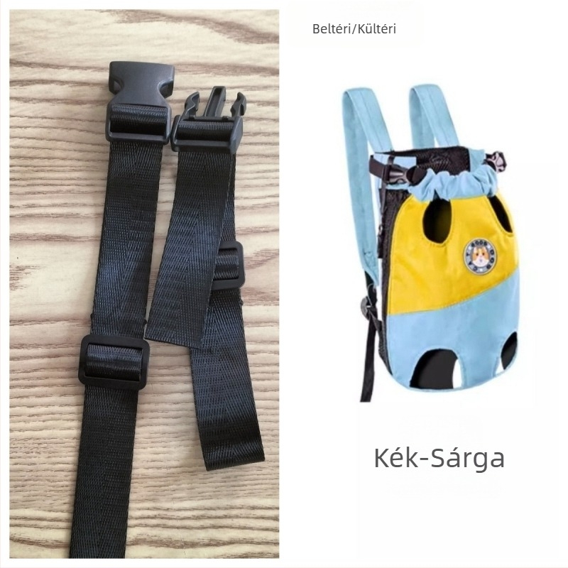 Macskák és kistestű kutyák számára utazó hátizsák, hordozó