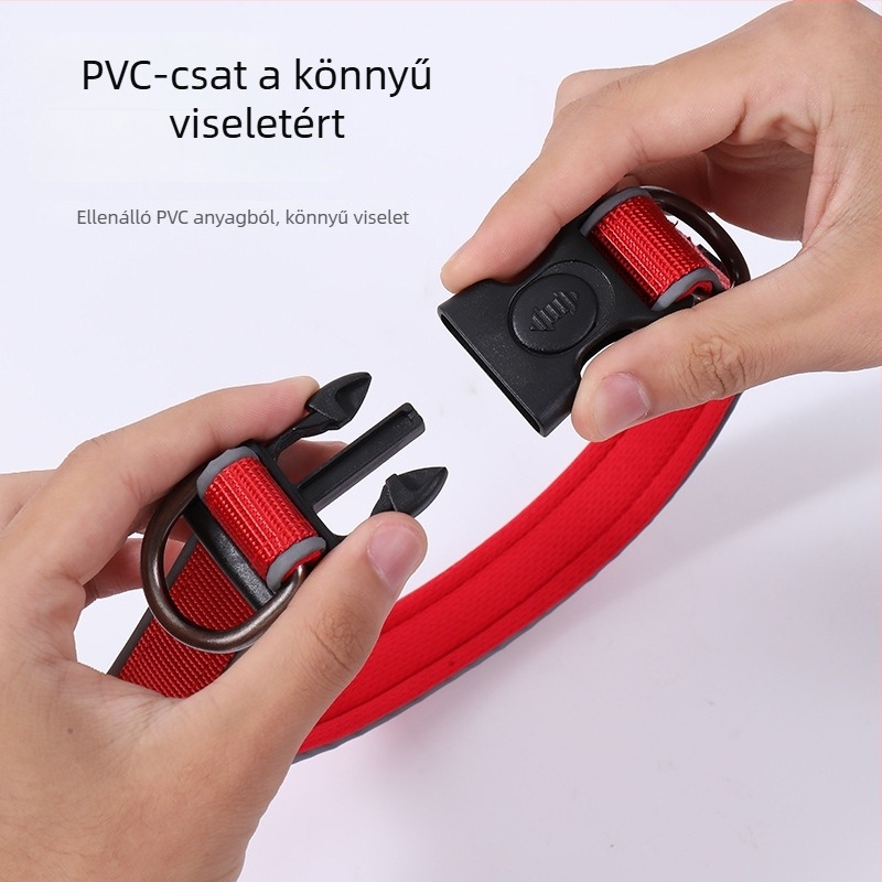Nylon kutyanyakörv, rögzített hosszúság, 10 darabos csomag