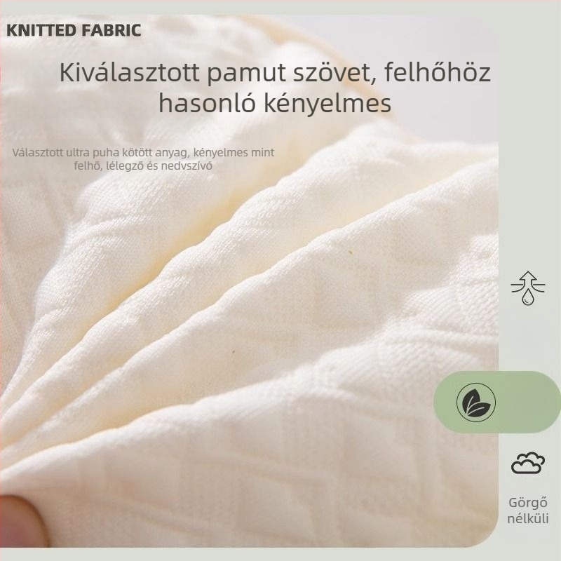 Gyerekeknek készült nyak-támogató alvópárna, téglalap alakú, poliészter rost töltet, huzat szintetikus szálból