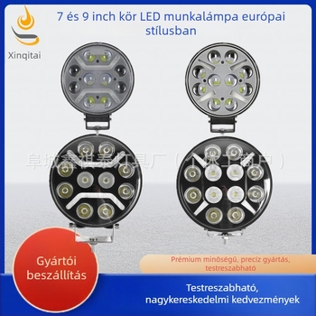 LED körlámpa teherautó tetőre – LED-ek, 51W, 12-80V, alumínium váz, univerzális