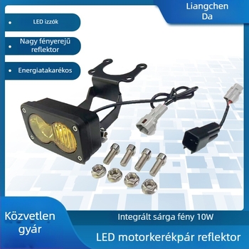 Terepjárós LED segédfények — ködfények, spotlámpák és LED strob tetőfények, alumíniumötvözet, 12-80V, általános kompatibilitás, Good time