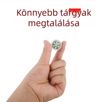 Kerek érintéses LED fényforrás, 6 LED, 2W, 200 lm, 2835 LED, autó belső világításhoz, szekrényhez és olvasólámpához