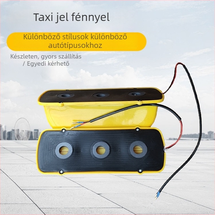 Mágneses taxi tető LED világítás – modell 965001 – teljesítmény 20 – feszültség 9 – áramerősség 8