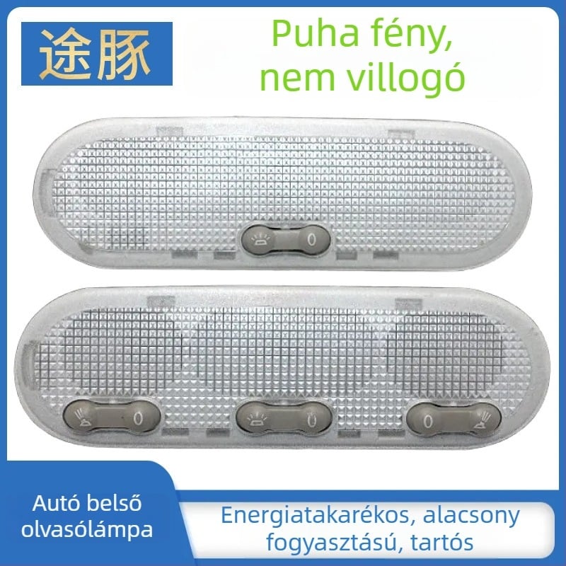Autó olvasólámpa – 5W halogén, belső világítás, kompatibilis Qashqai, Sunshine March, R50, T70, Venucia D50