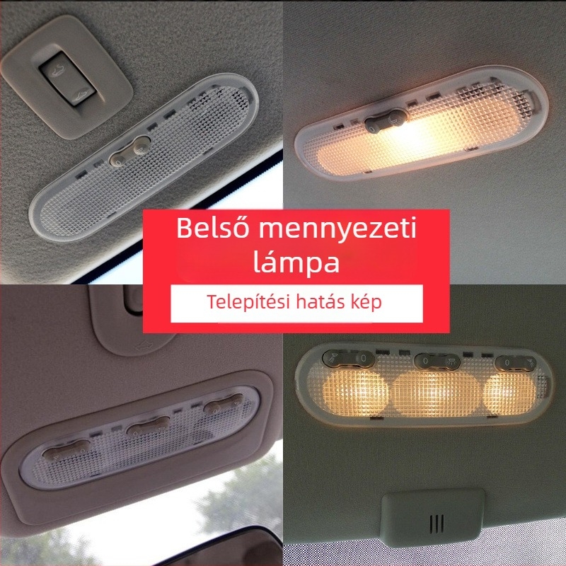 Autó olvasólámpa – 5W halogén, belső világítás, kompatibilis Qashqai, Sunshine March, R50, T70, Venucia D50