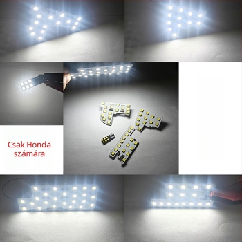 Honda 11. generációs Fit/Civic belső olvasó LED világítás készlet, három darab, 12V, 3W, LED 5050